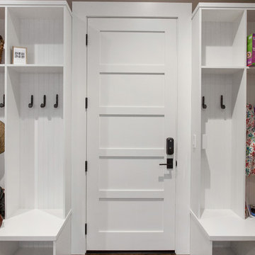 Alamo, CA. Farmhouse. Full Service Design Firm. Mudroom.