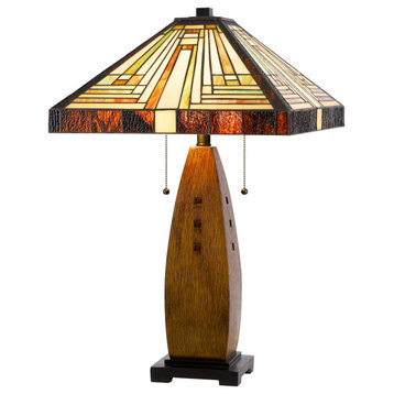 Resin Tiffany Table Lamp