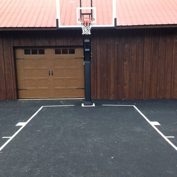 Quincy L's Pro Dunk Platinum Basketball System on a 50x30 in Quakertown, PA