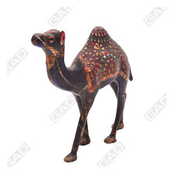 ANTIQUE MEENAKARI CAMEL - Decorative Objects And Figurines
