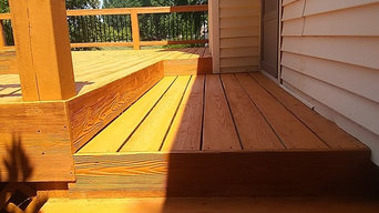 Strip and Stain of Deck & Lattice