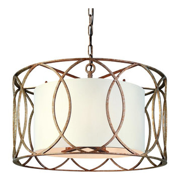 Sausalito, Chandelier, Silver Gold