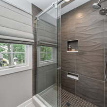 Bathroom shower shelves