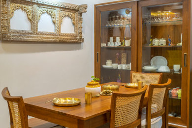 Inspiration for a timeless dining room remodel in Ahmedabad