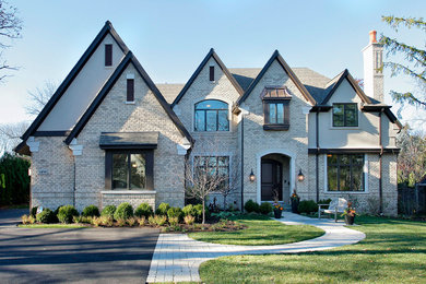 Inspiration for a timeless exterior home remodel in Chicago