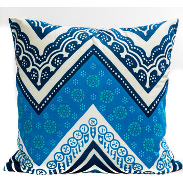 Outdoor Pillow Cover, Tina Turk Design, For Schumacher, 18"x18"