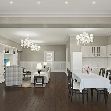 Typical design for appartments in Central Park Residence, Kazakhstan