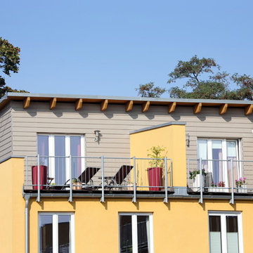 Wohnen am Gutshof Berlin mit Faserzement Paneelen Cedral