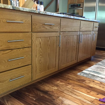 Oak Cabinet Update