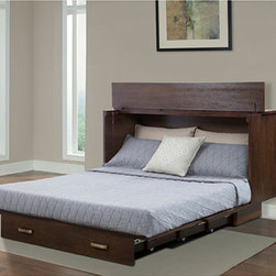 Arason Creden-ZzZ Flip Top Cabinet Bed | Traditional Pekoe - Murphy Beds