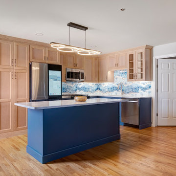 A Fun, Fresh Kitchen for a Multi-Generation Home