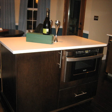Silver Ebony Kitchen Remodel