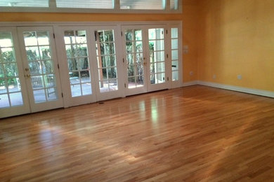 Sand and Finish Red Oak Floors Semi-Gloss