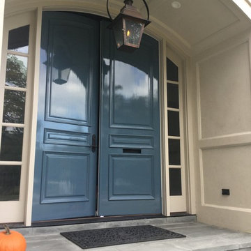 Front doors with high-gloss Fine Paints of Europe
