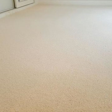 Beige Carpet to Stairs and Rooms