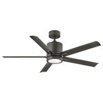 Hinkley - Hinkley 902152FMM-LWD Vail - 52" Ceiling Fan with Light Kit - As a smaller companion to Vantage, Vail offers a tVail 52" Ceiling Fan Metallic Matte Bronz *UL: Suitable for wet locations Energy Star Qualified: n/a ADA Certified: n/a  *Number of Lights: Lamp: 1-*Wattage:16w LED bulb(s) *Bulb Included:Yes *Bulb Type:LED *Finish Type:Metallic Matte Bronze