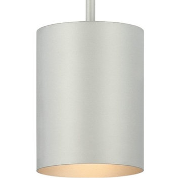 Volume Lighting V9205 1 Light 5"W LED Outdoor Mini Pendant - Silver Gray