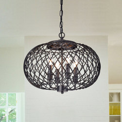 4-Light Chandelier - Chandeliers