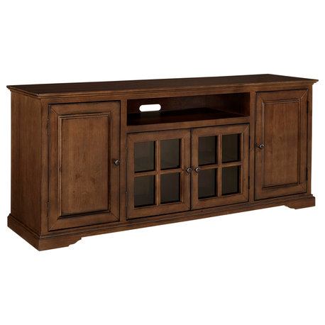 Hamilton TV Console, Auburn Cherry, 74"