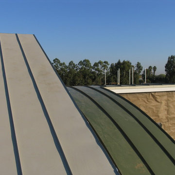 curved metal roof