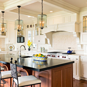 Cape Cod Osterville Kitchen featured on Houzz as "Kitchen of the Week"
