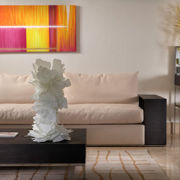 By J Design Group – Living room – Family room - Miami Interior Designers – Moder