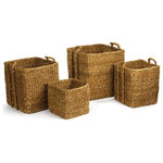 Napa Home & Garden - Seagrass Apple Baskets - Seagrass is double-walled baskets that are supple, not stiff. Naturally beautiful. Great for the beach, or anywhere that needs a sharp storage solution.
