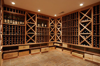 Inspiration for a wine cellar remodel in Charlotte
