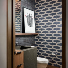 Small First Floor Powder Room