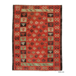 Vintage Manastir Kilim Rug - Rugs