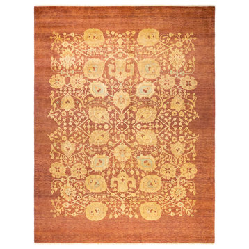 Eclectic, One-of-a-Kind Hand-Knotted Area Rug Pink, 7'10"x10'7"