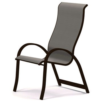 Aruba II Sling Supreme Height Arm Chair, Textured White/Red, Textured Kona, Allo
