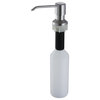 Ruvati RVF1218K1ST Steel Modern Pulldown Kitchen Faucet with Soap Dispenser