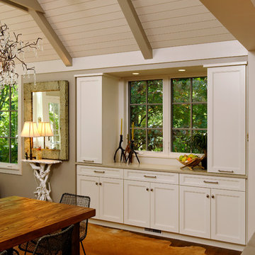 Washington, DC - Transitional - Kitchen Design with Cathedral Ceilings