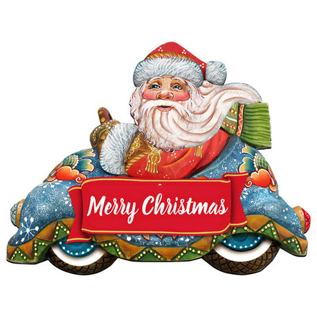 Merry Christmas Santa Door Hanger