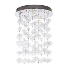 stair case chandelier