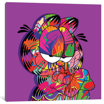 "Garfield" by TECHNODROME1, Canvas Print, 12x12"