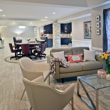 Magnificent Basement Remodel that a Family in Chantilly VA Loves!