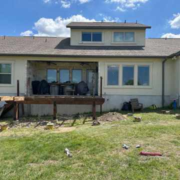 Deck Rebuild with Trex & Modern Metal Railing