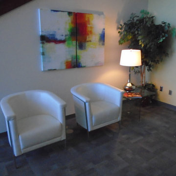Before & After - Commercial Building Lobby Staging in Albuquerque, NM