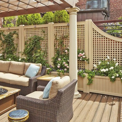 Custom Lattice Planters - Outdoor Pots And Planters
