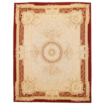 Oriental Rug Kilim France 10'1"x7'11" Hand Knotted Carpet