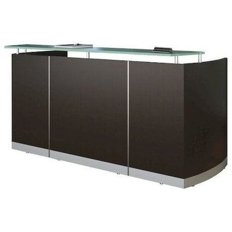 87-1/4" Reception Station, Mocha