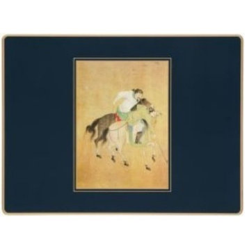 Lady Clare Continental Placemats, Ming Polo, 15.5"x11.5", Set of 4