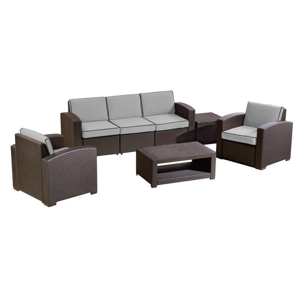 Duramaxduramax Cedarrattan Large Patio Sofa Set Dailymail
