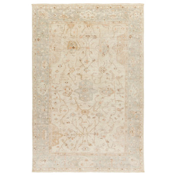 Surya Normandy NOY-8002 Traditional Area Rug, Ivory, 6' x 9' Rectangle