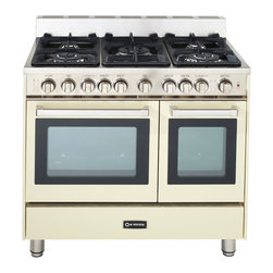 Verona 36" Double Oven Gas Range - Gas Ranges And Electric Ranges