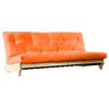 Karup Design Fresh Futon, Orange, Unfinished Frame