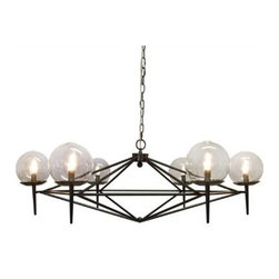 Rowan Chandelier - Black - Clayton Gray Home - Chandeliers