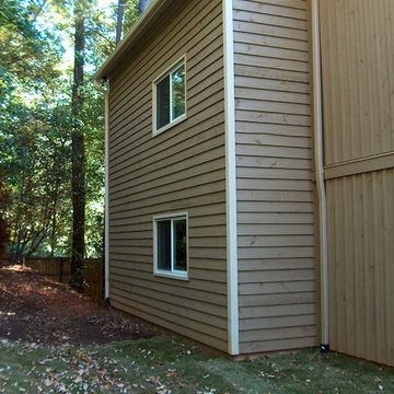 Master bed, bath and play room